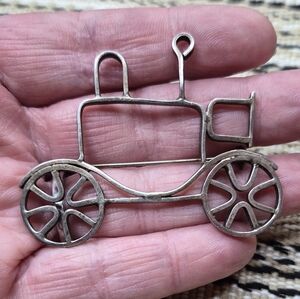 Vintage Mexico Sterling Brooch Automobile Car Brooch Figural
